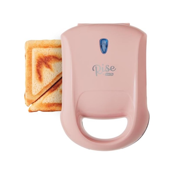 Rise By Dash Rise by Dash Pink Metal Nonstick Surface Sandwich Maker RPM100GBRS06 - main